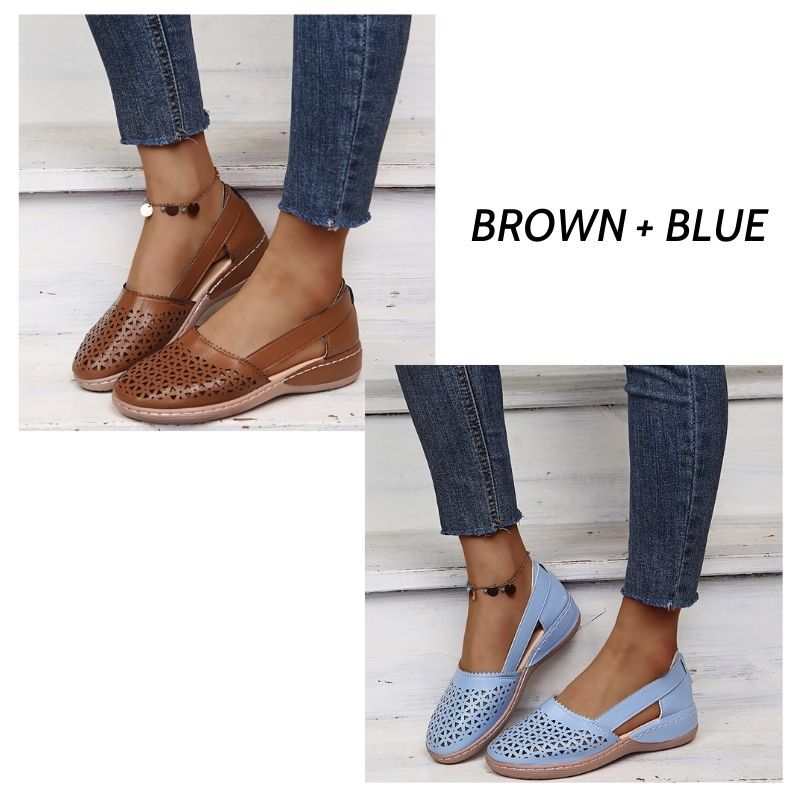Soft Sole Wedges Orthopedic Hollow Out Bunion Correction Sandals-xinru shop