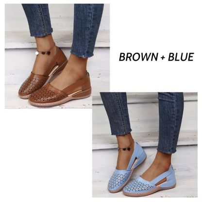Soft Sole Wedges Orthopedic Hollow Out Bunion Correction Sandals-xinru shop