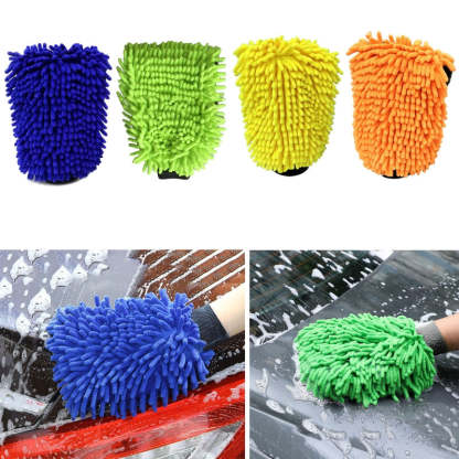 Car Chenille Premium Scratch Free Microfiber Wash Glove-xinru