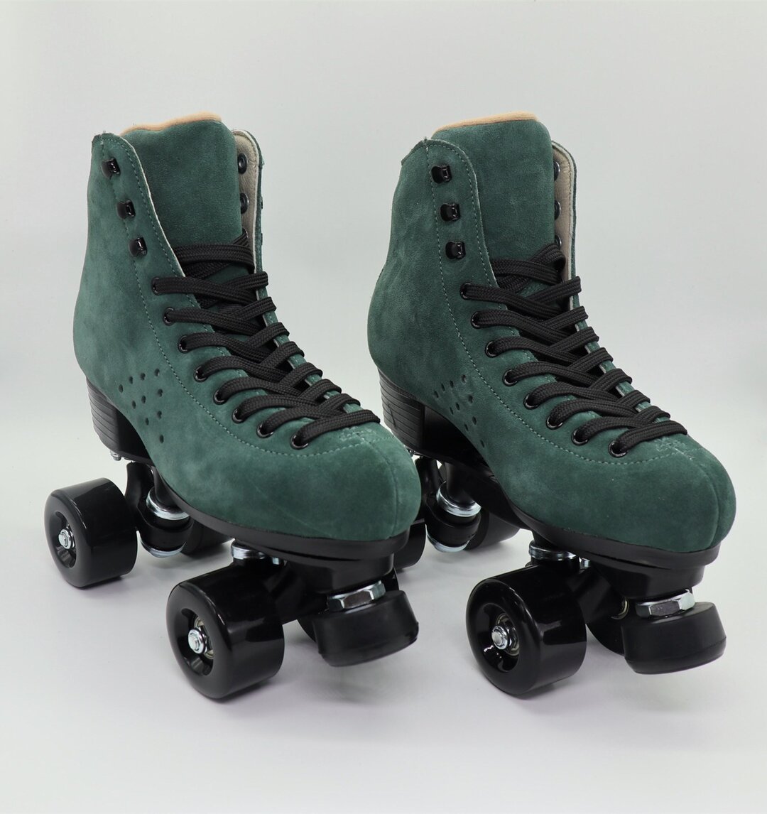 Suede Leather Roller Skates For Men And Women Outdoor-xinru shop