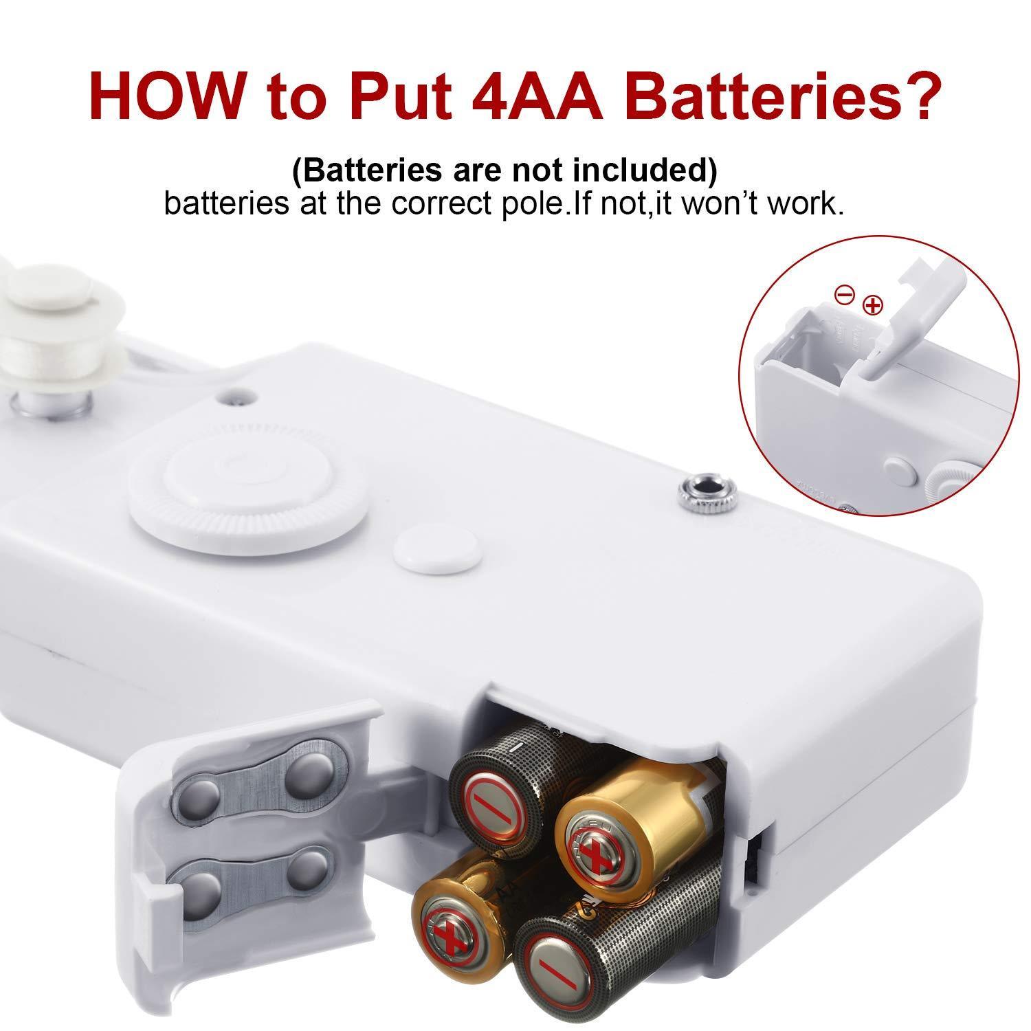 Handheld Sewing Machine Cordless Portable Electric Stitching Device-xinru