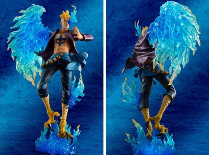 One Piece Whitebeard Pirate's Marco The Phoenix PVC Action Figure Toy-xinru