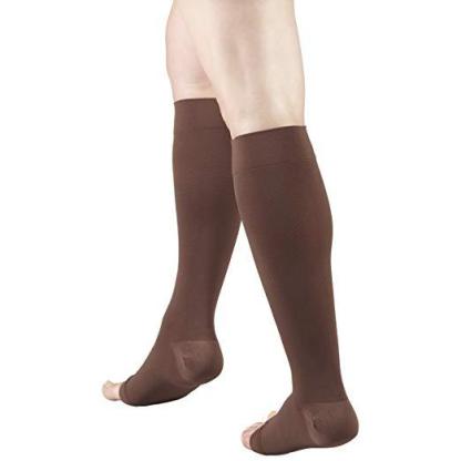 Open Toe Compression Socks - Easy to Put On Toeless Support Stockings!-xinru