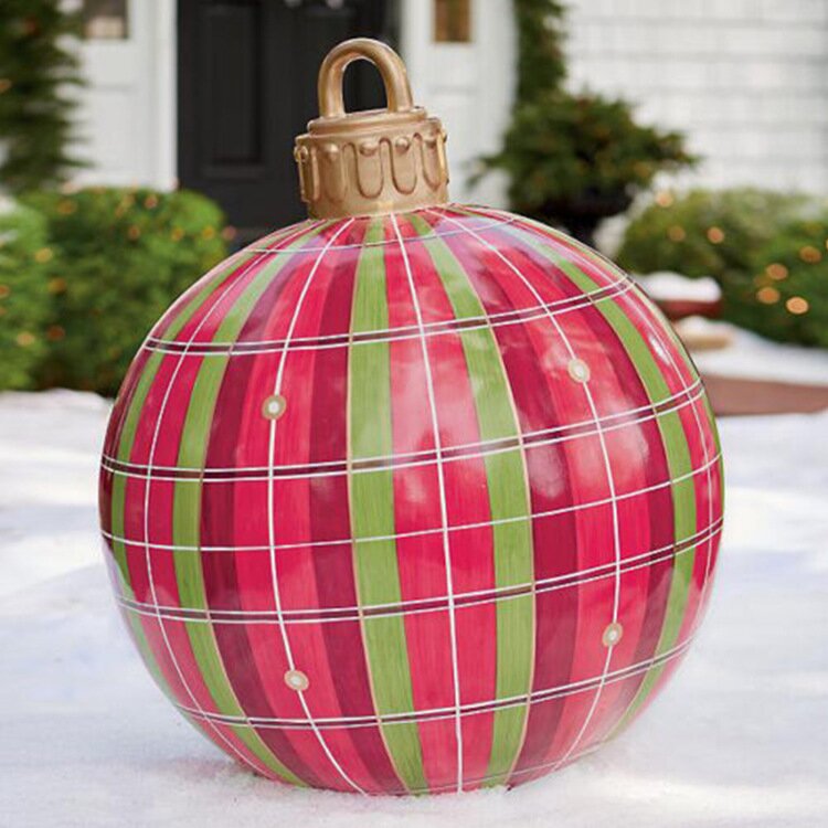 Outdoor Christmas PVC inflatable Decorated Ball (Free Inflator)-xinru shop