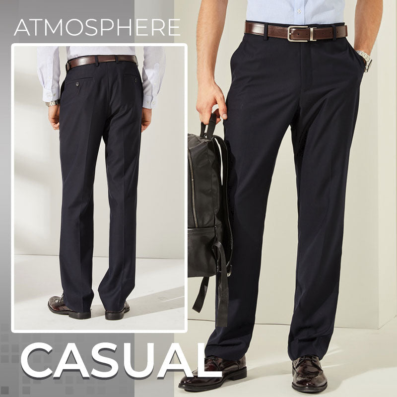 Men's Ice Silk  Summer Thin French Gentleman Non-Ironing Anti-Wrinkle Suit Pants-xinru