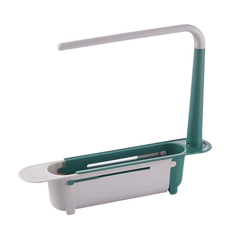 Adjustable Length Retractable Sink Storage Rack-xinru