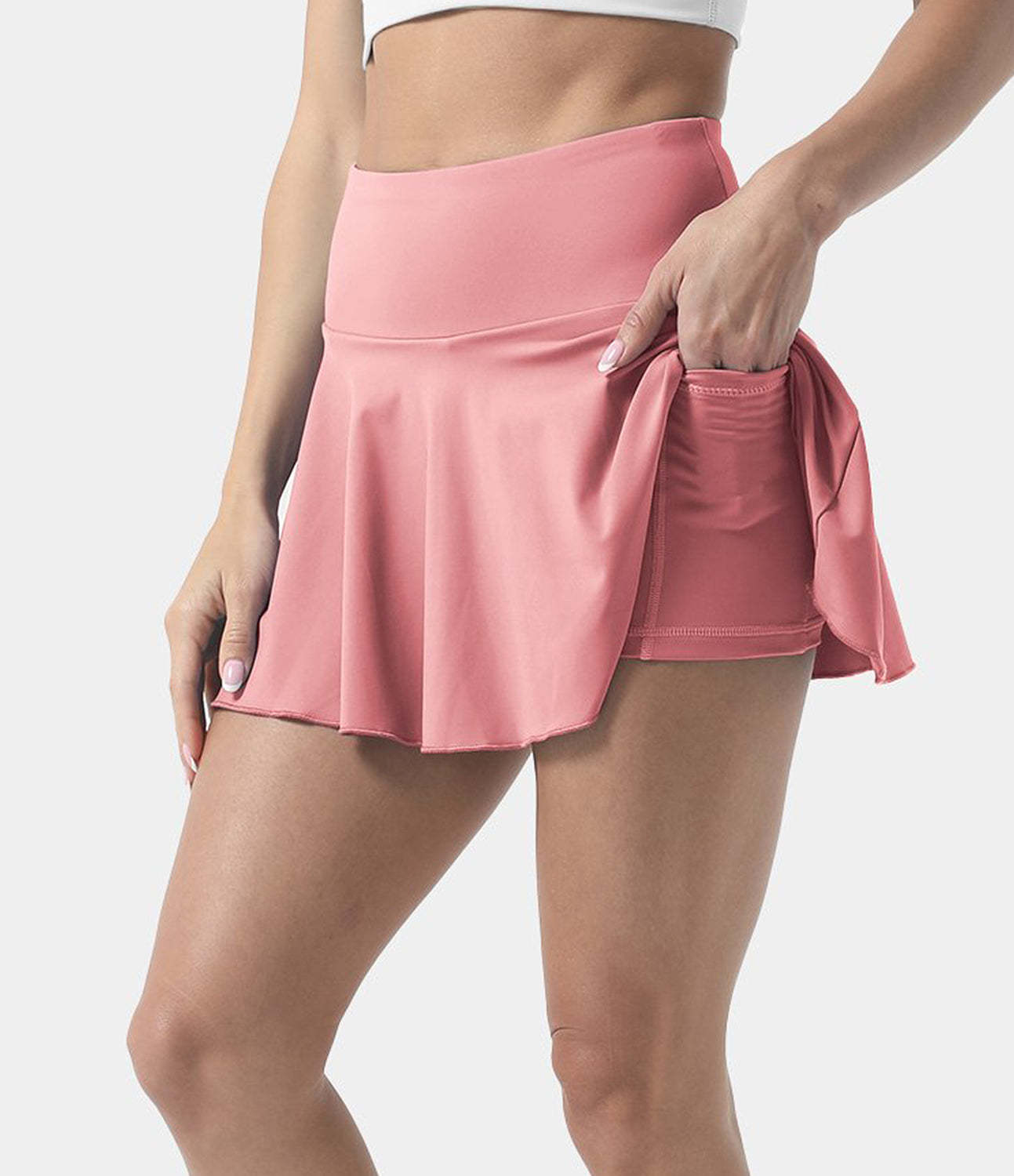 Women's Athletic High Waisted Tennis Skirts With Pockets-xinru shop