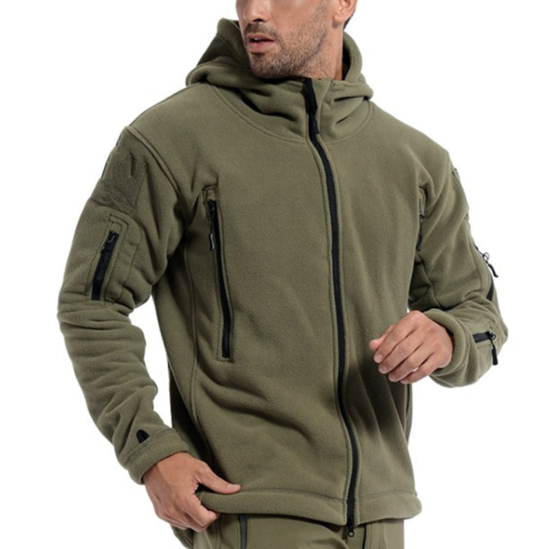 Men Jacket Sports Hooded Coat Hiking Outdoor Fishing-xinru