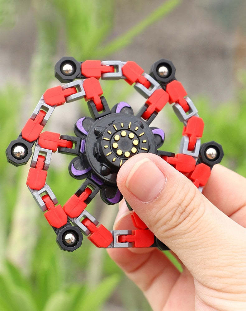 Transforming Robot Finger Fidget Spinner Gyro-xinru