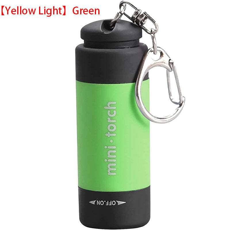 Mini Keychain Bag Torch USB Rechargeable LED Light Flashlight Lamp Waterproof-xinru