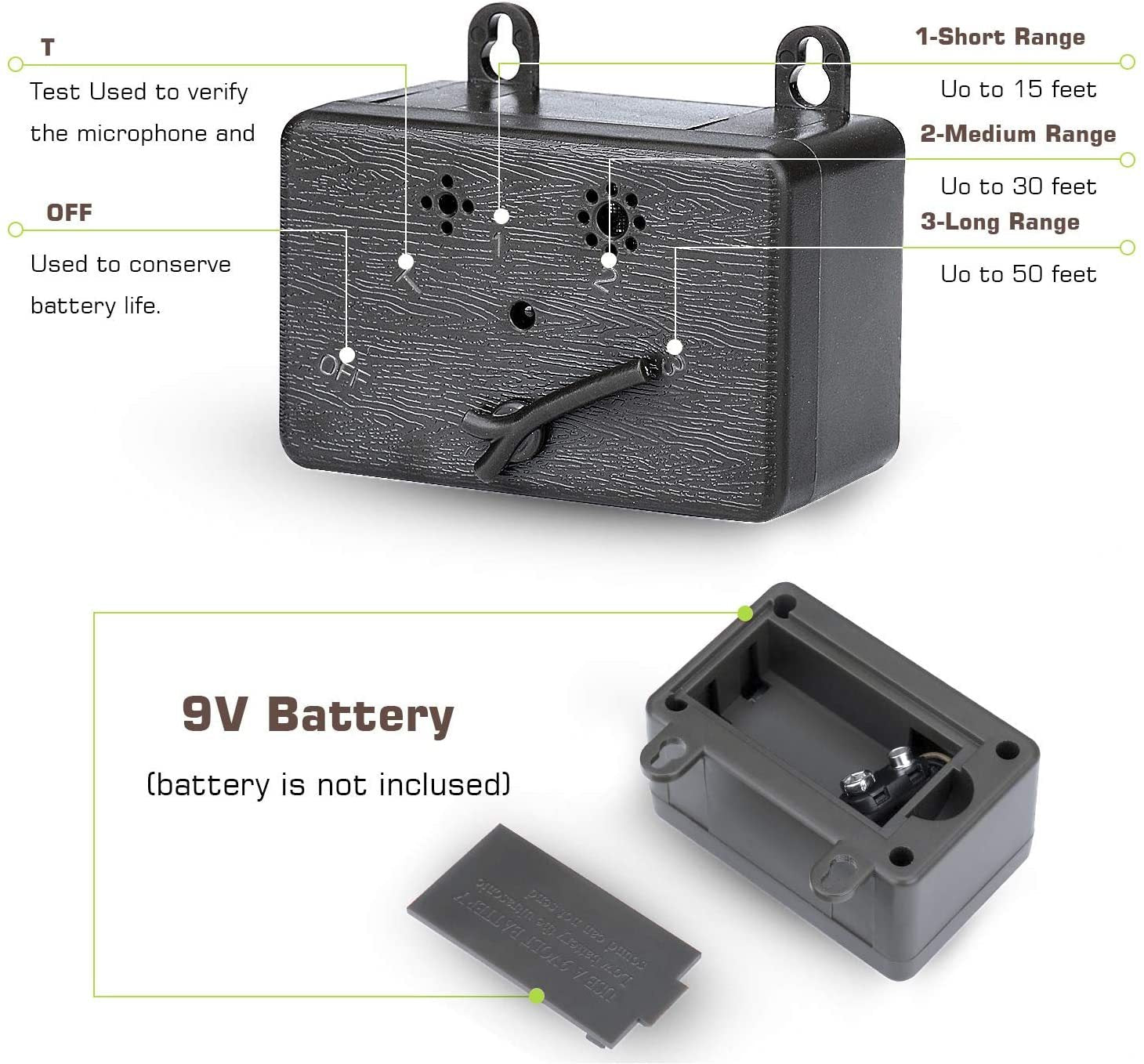 Mini Ultrasonic Anti Barking Device For Dogs-xinru