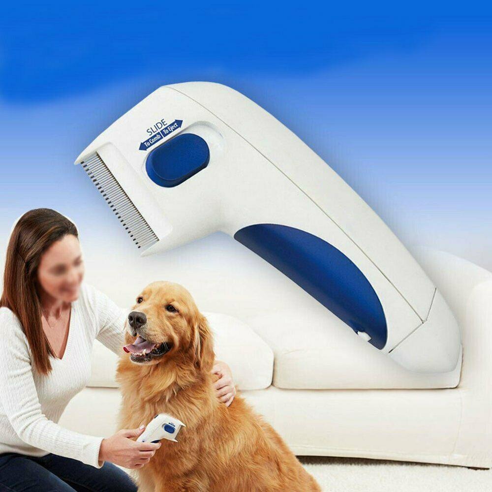 Cat Dog Electric Flea Comb Pet Flea And Tick Grooming Removal Tool-xinru