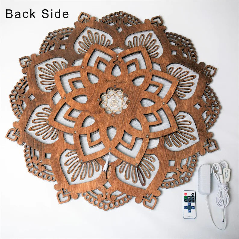 Mandala Yoga Room Night Light LED-xinru