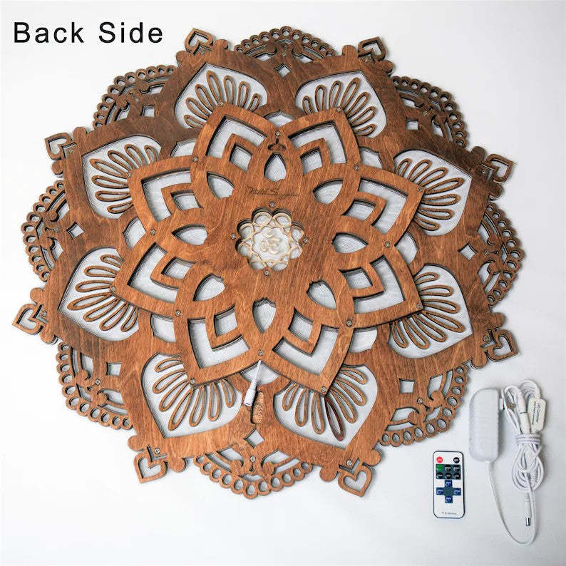 Mandala Yoga Room Night Light LED-xinru