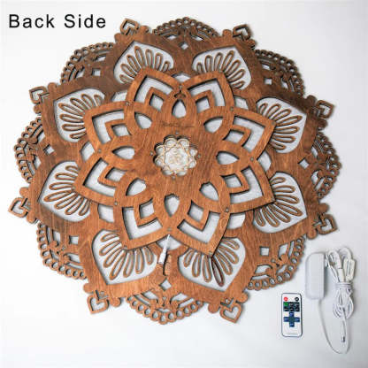 Mandala Yoga Room Night Light LED-xinru