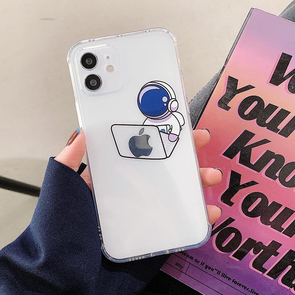 Astronaut Clear Case-xinru