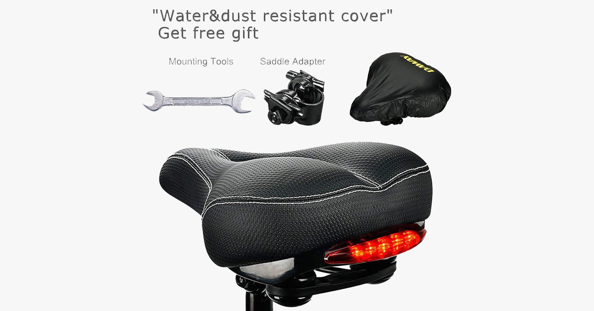 Comfortable Soft Breathable Men WomenMemory Cotton  Bike Seat-xinru