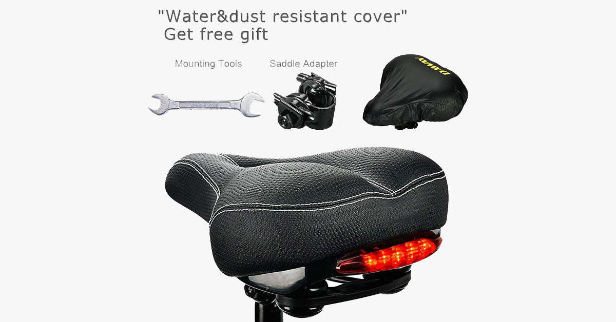 Comfortable Soft Breathable Men WomenMemory Cotton  Bike Seat-xinru