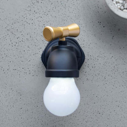 LED Antique Faucet Shape Rechargeable Voice Control Night Light-xinru