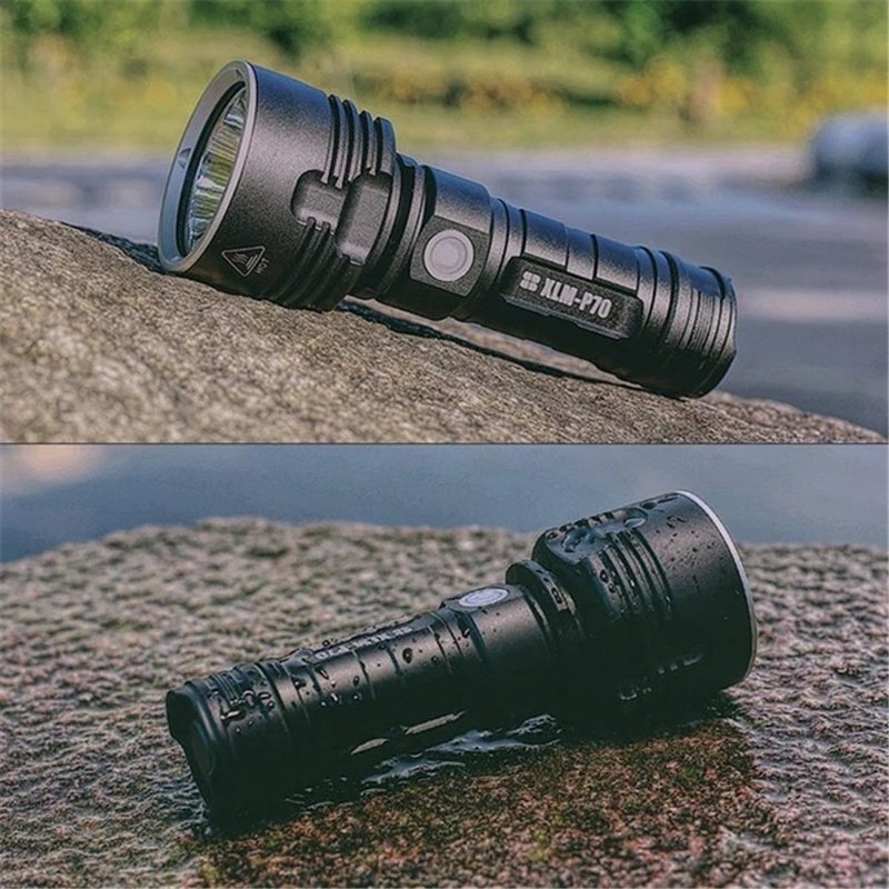 120,000 Lumens Outdoor Waterproof Powerful Flashlight USB Charging-xinru