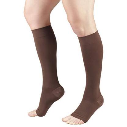Open Toe Compression Socks - Easy to Put On Toeless Support Stockings!-xinru