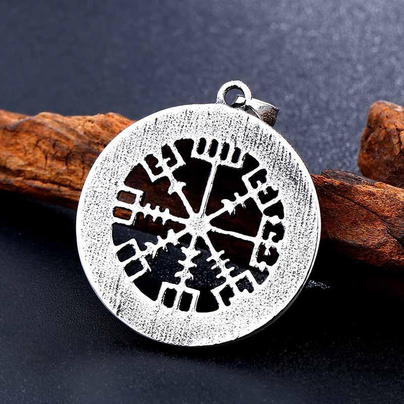Women Vegvisir Viking Wayfinder Pendant Necklaces-xinru