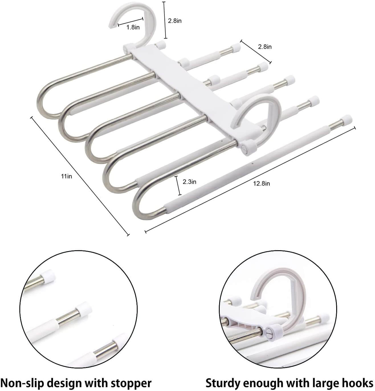 Closet Organizer Multi Functional Pants Rack 5 Layers-xinru