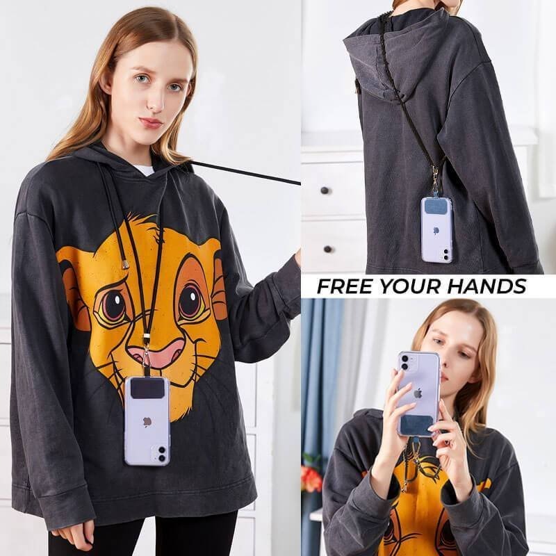 Universal Crossbody Nylon Patch Phone Lanyards-xinru