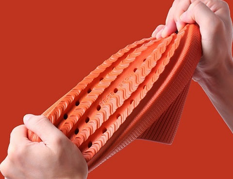 Cloud Slides™ Unisex House Slippers With Arch Support are comfortable pliable shoes. Your feet do not slide around when sweaty or wet. Casual style perfects for all season and occasions, home slippers, house shoes, bathroom, living room, swimming pool, beach, SPA, public showers, steam rooms, camps, hotel locker rooms etc.