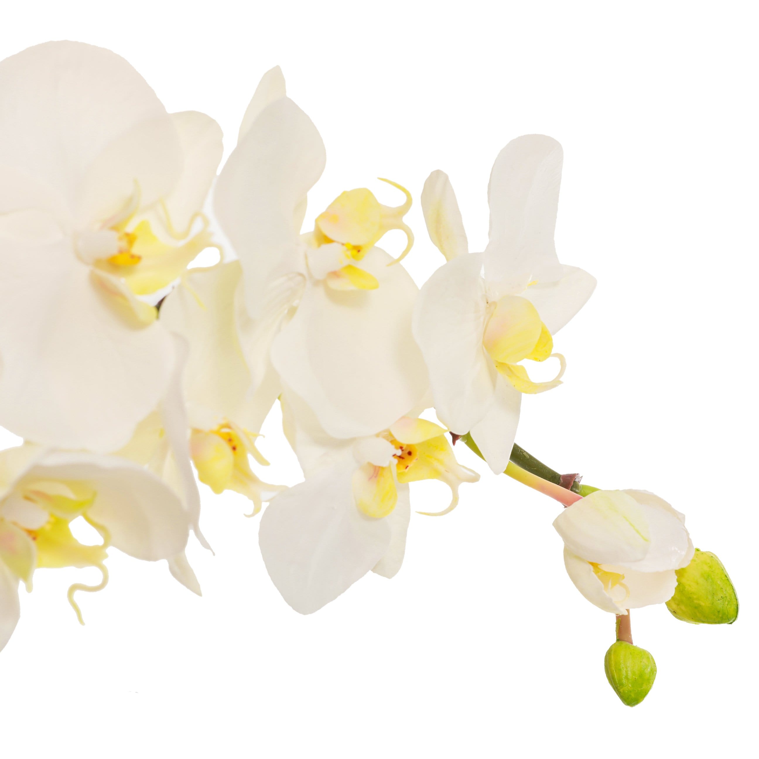 Artificial White Spray Orchid Phalaenopsis 42"-xinru shop