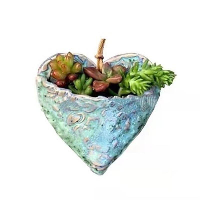 Planting Succulent Heart Pocket Planter-xinru