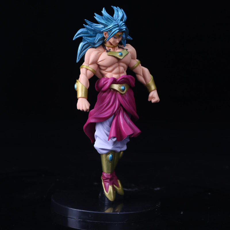 Dragon Ball Z Broly Pvc Figurine Super Saiyan Blue Broli Collection Model Figure 20cm-xinru
