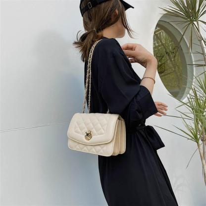 シンプルなワンショルダーチェーンバッグメッセンジャーバッグ-xinru shop