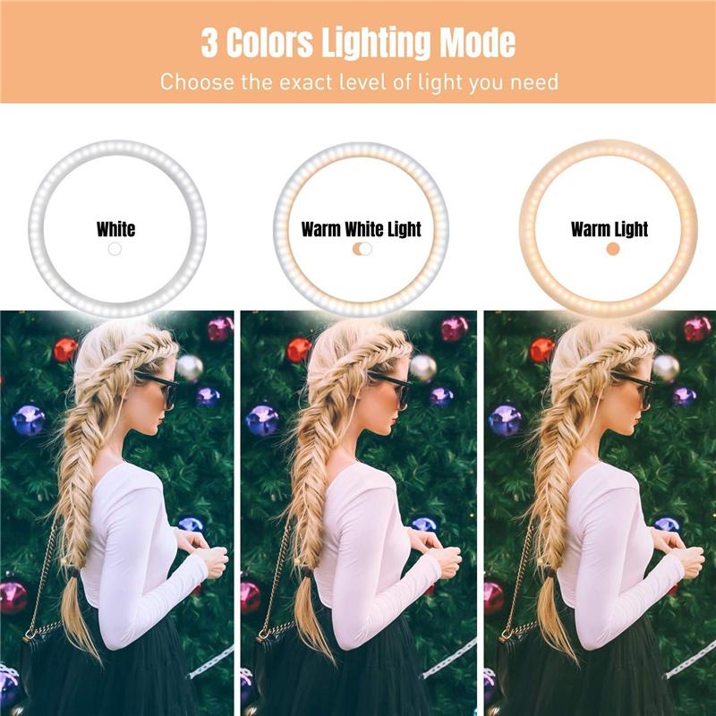 10" Selfie Ring Light  Tripod Makeup For With Stand For Photography Ring Light-xinru