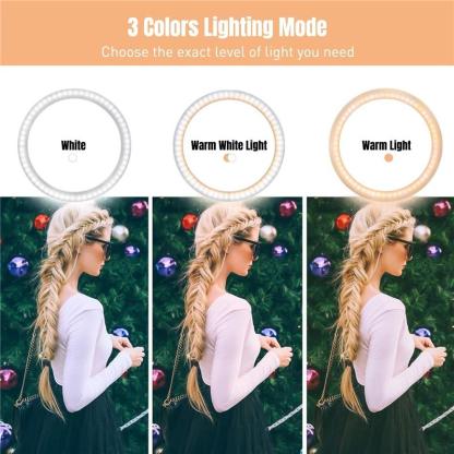 10" Selfie Ring Light  Tripod Makeup For With Stand For Photography Ring Light-xinru