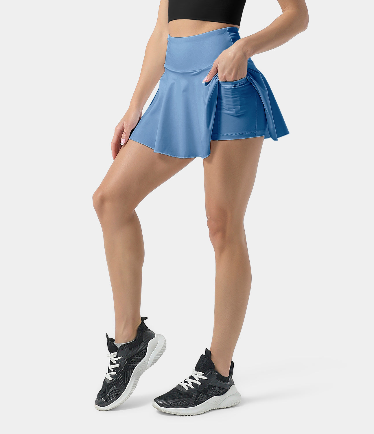 Women's Athletic High Waisted Tennis Skirts With Pockets-xinru shop