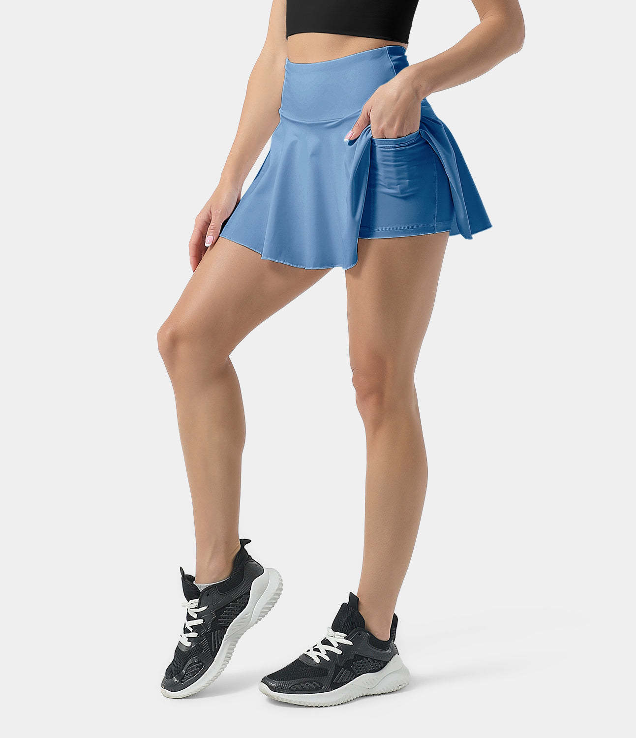 Women's Athletic High Waisted Tennis Skirts With Pockets-xinru shop