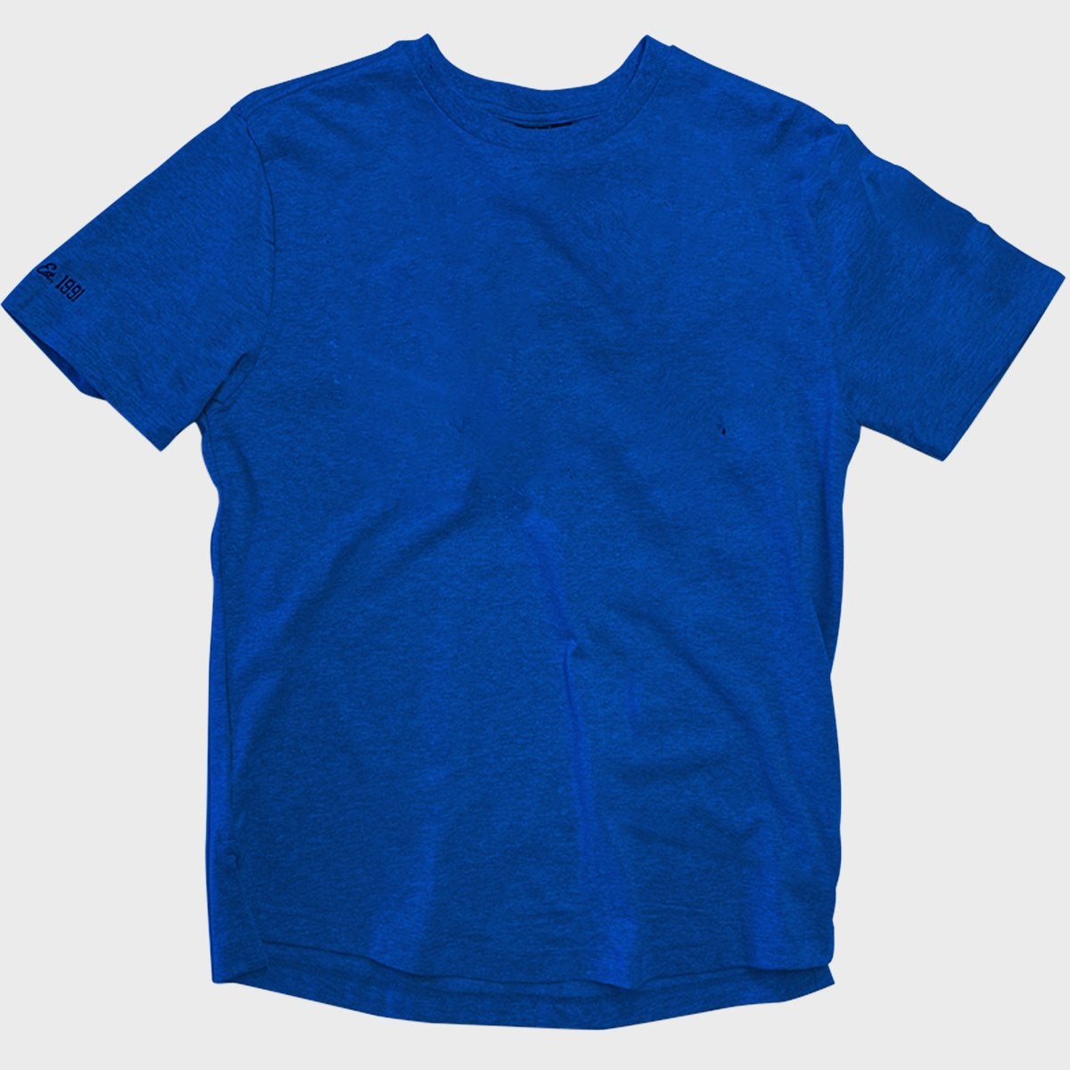 Blue Casual Vintage Embroidered T-Shirt-xinru shop