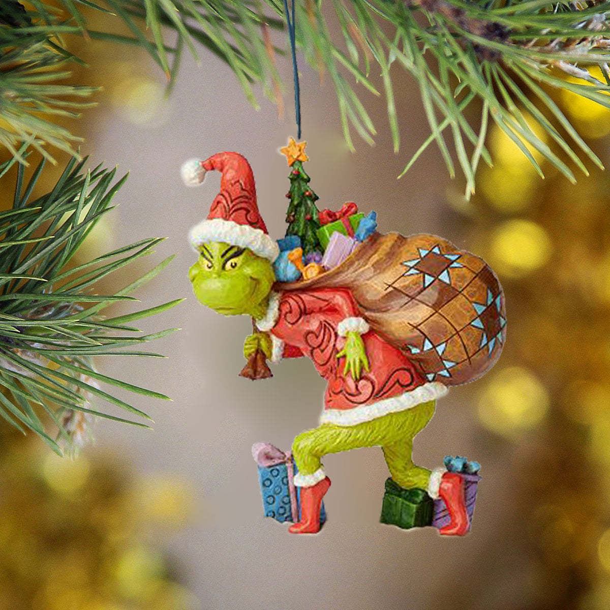 Grinch Christmas tree ornaments-xinru shop