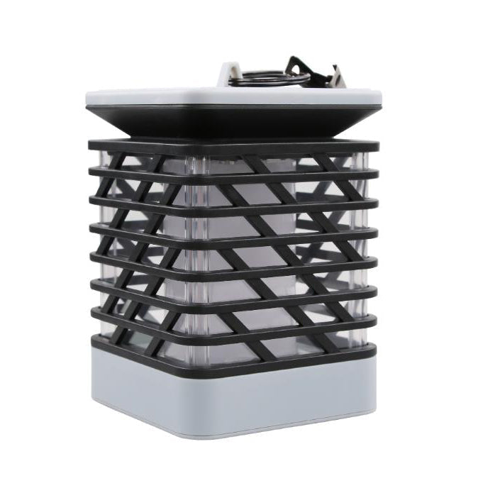 Solar Flame Torch Light Square LED Garden Lawn Decorative Hanging Light-xinru