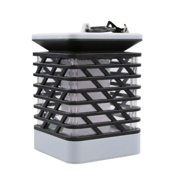 Solar Flame Torch Light Square LED Garden Lawn Decorative Hanging Light-xinru