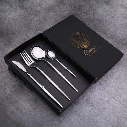 Stainless Steel Portuguese Chopsticks Spoon Fork Knife Western Tableware-xinru