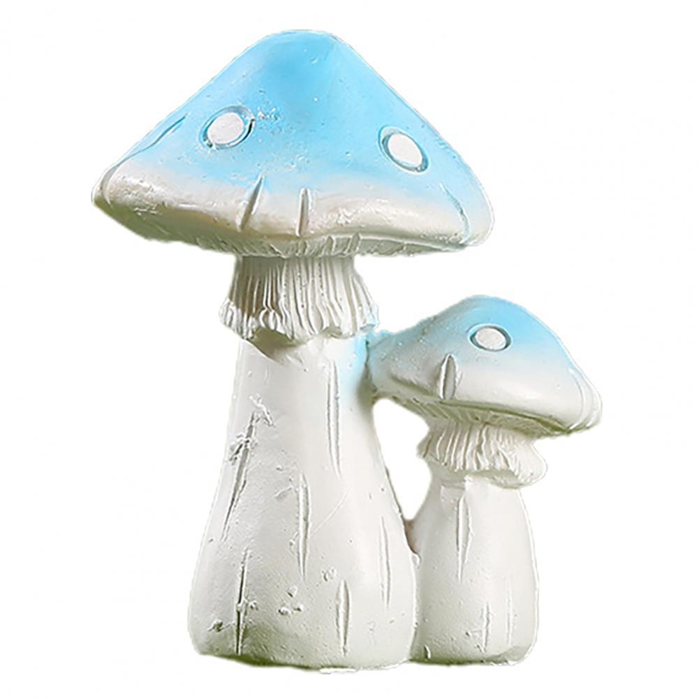Desktop Ornament Realistic Looking Creative Resin Mini Artificial Mushroom Statue-xinru