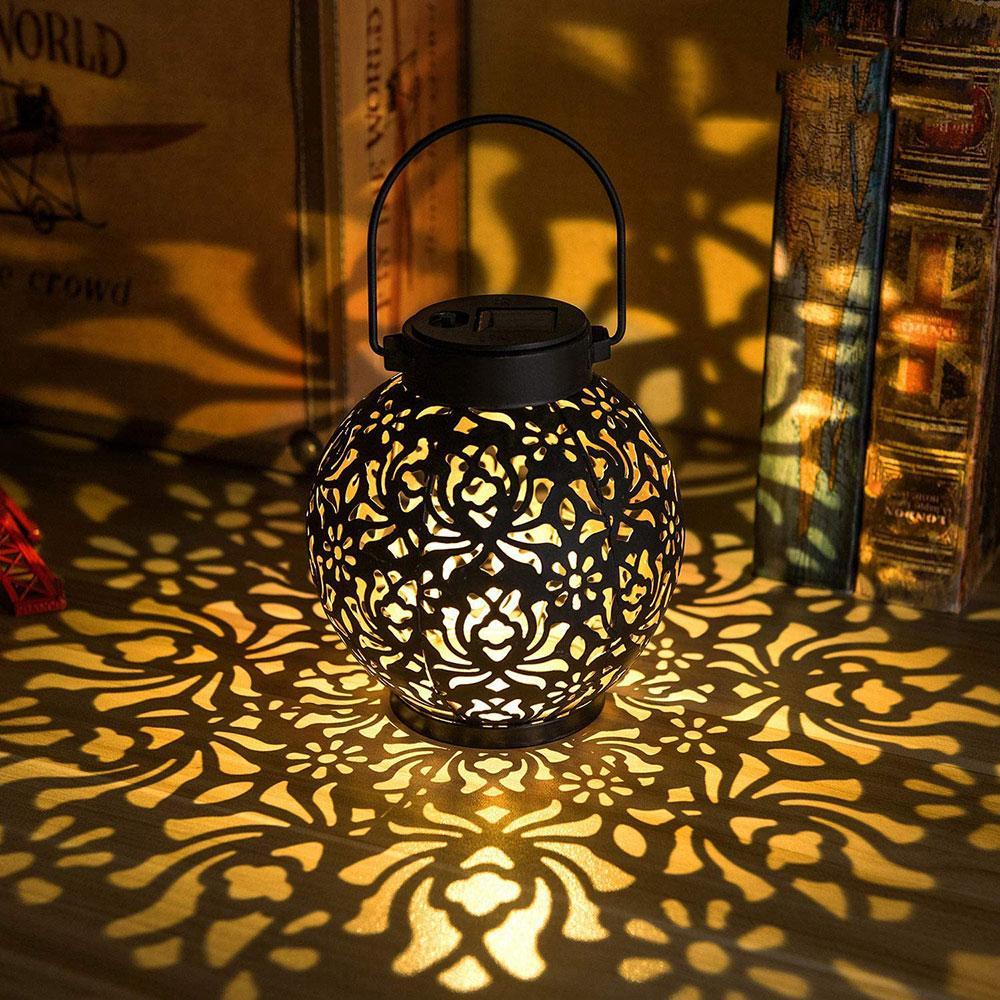 Hollowed-Out Solar Hanging Lantern-xinru shop