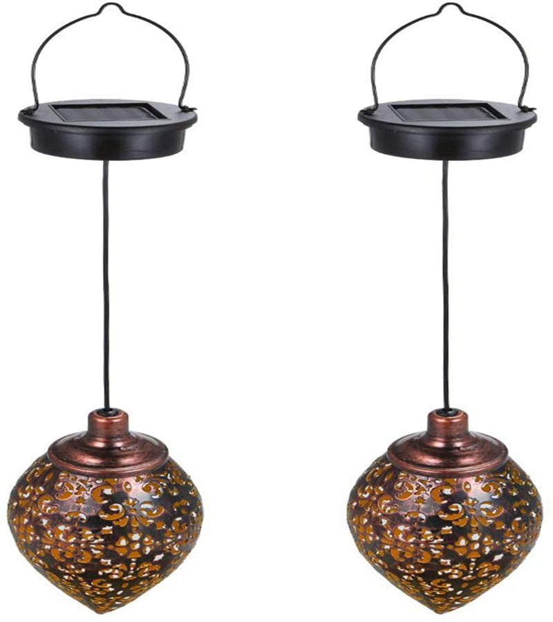 Hanging Metal Waterproof Solar Garden Light Garden Decoration-xinru