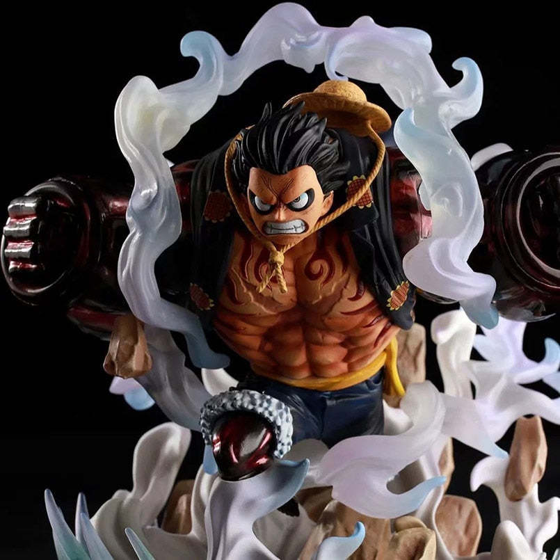 One Piece Gear Fourth Luffy Action Figure PVC Figma Collectible Statue Toy-xinru
