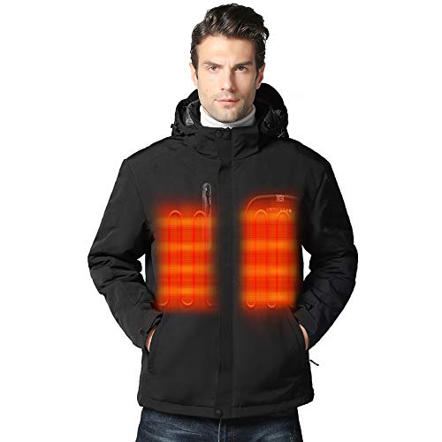 Men's Heated Jacket with Battery Pack 5V-xinru shop