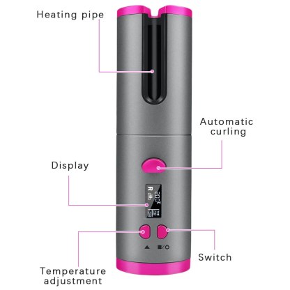 Portable Wireless Automatic Hair Curler-xinru shop
