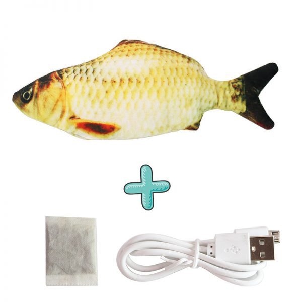 Interactive Flopping Fish Toy For Cats and Dogs-xinru