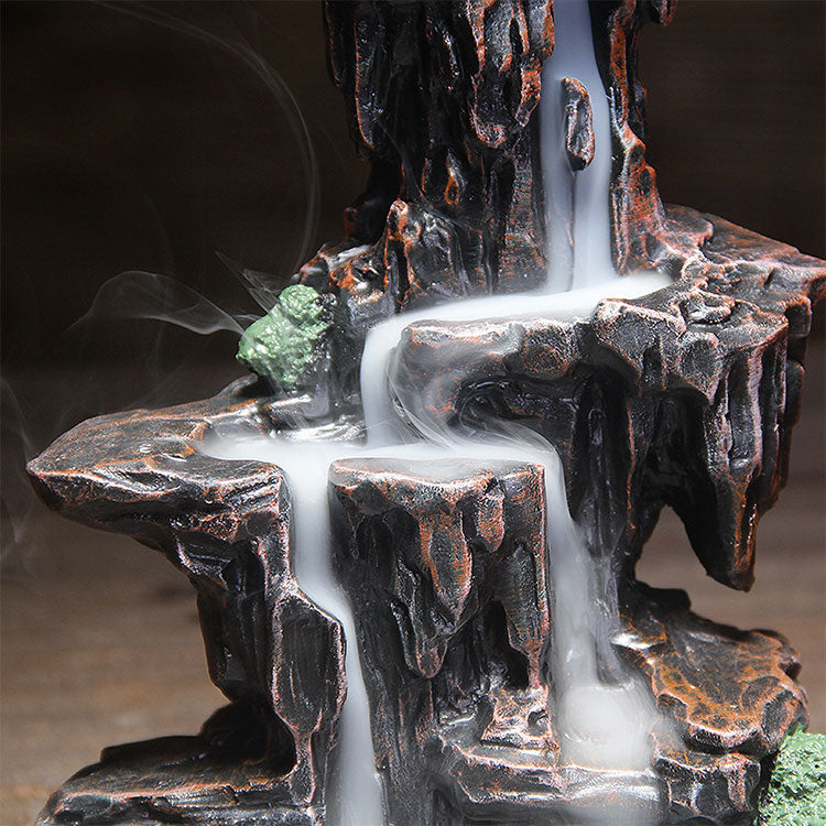Rocky Mountain Waterfall Incense Burner-xinru